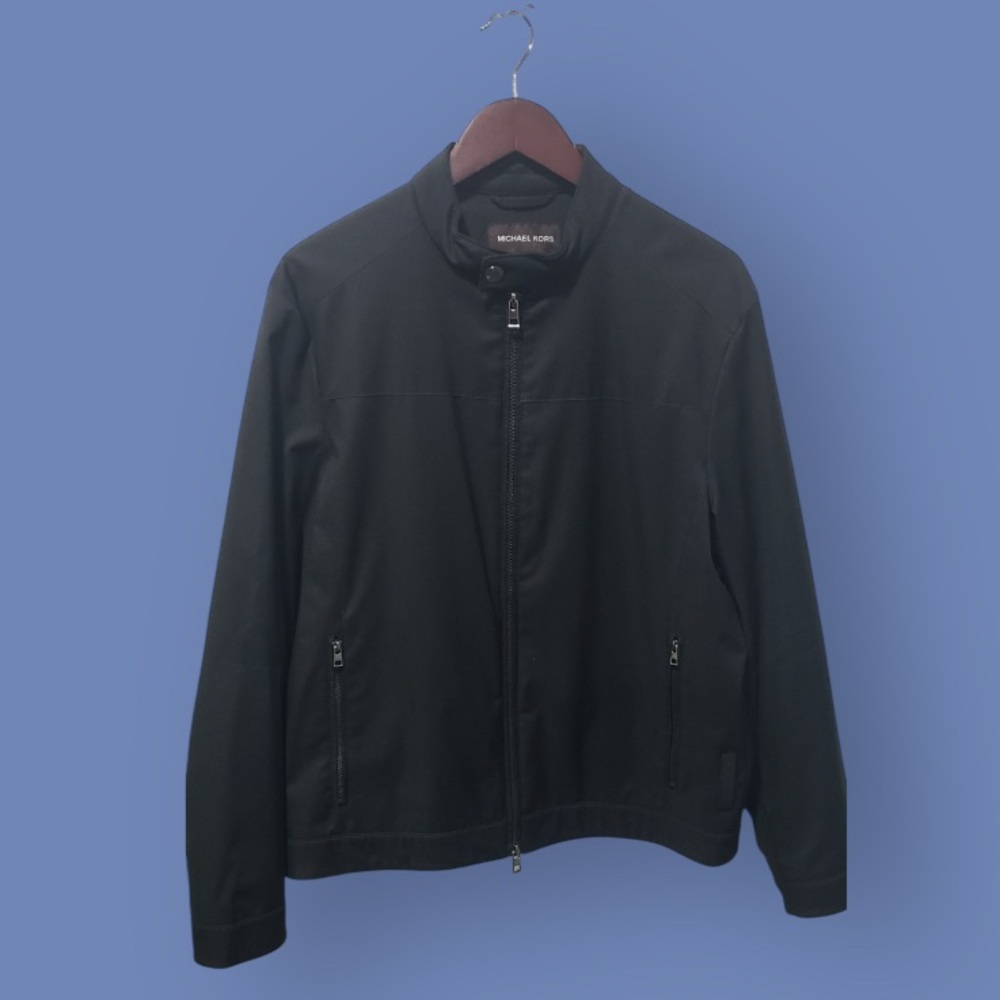 Michael Kors Black Windbreaker Jacket